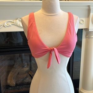 Bikini Swimsuit Top Blush Pink Womens Medium